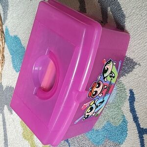 Vintage Powerpuff Girls caboodle